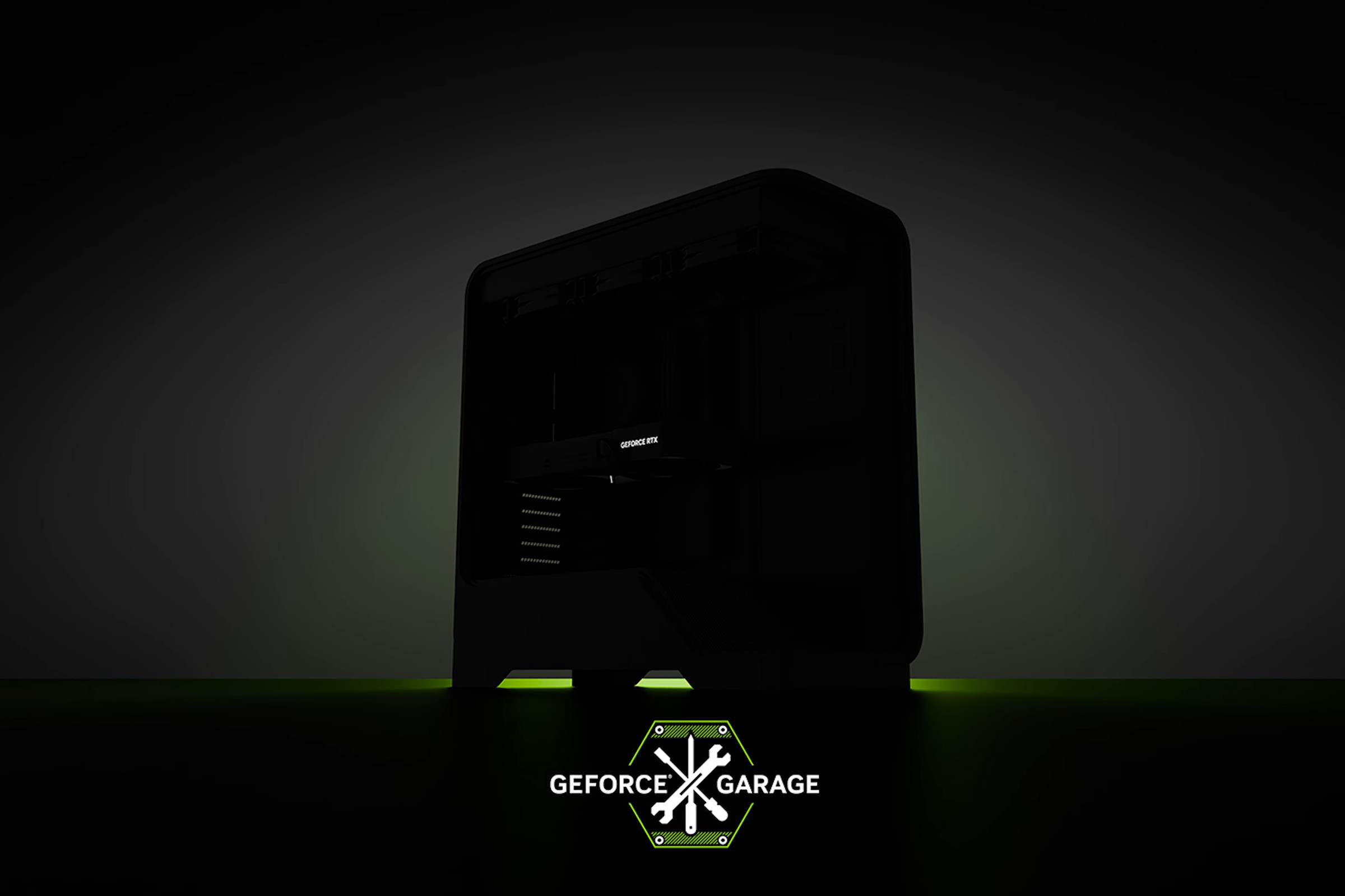 A screenshot of Nvidia’s mysterious prize PC.