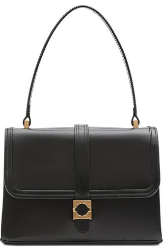 Leather Top Handle Bag