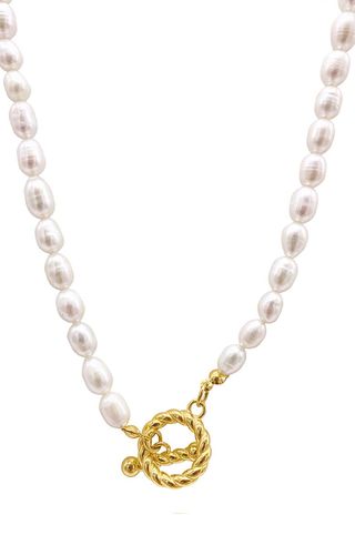 Julien Freshwater Pearl Toggle Necklace