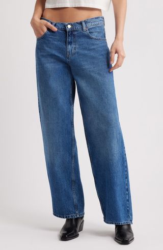 Cinch Wide Leg Jeans