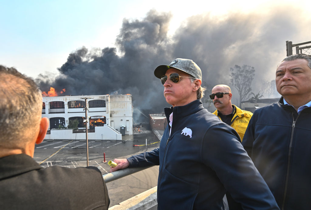 Powerful Winds Fuel Multiple Fires Across Los Angeles Area