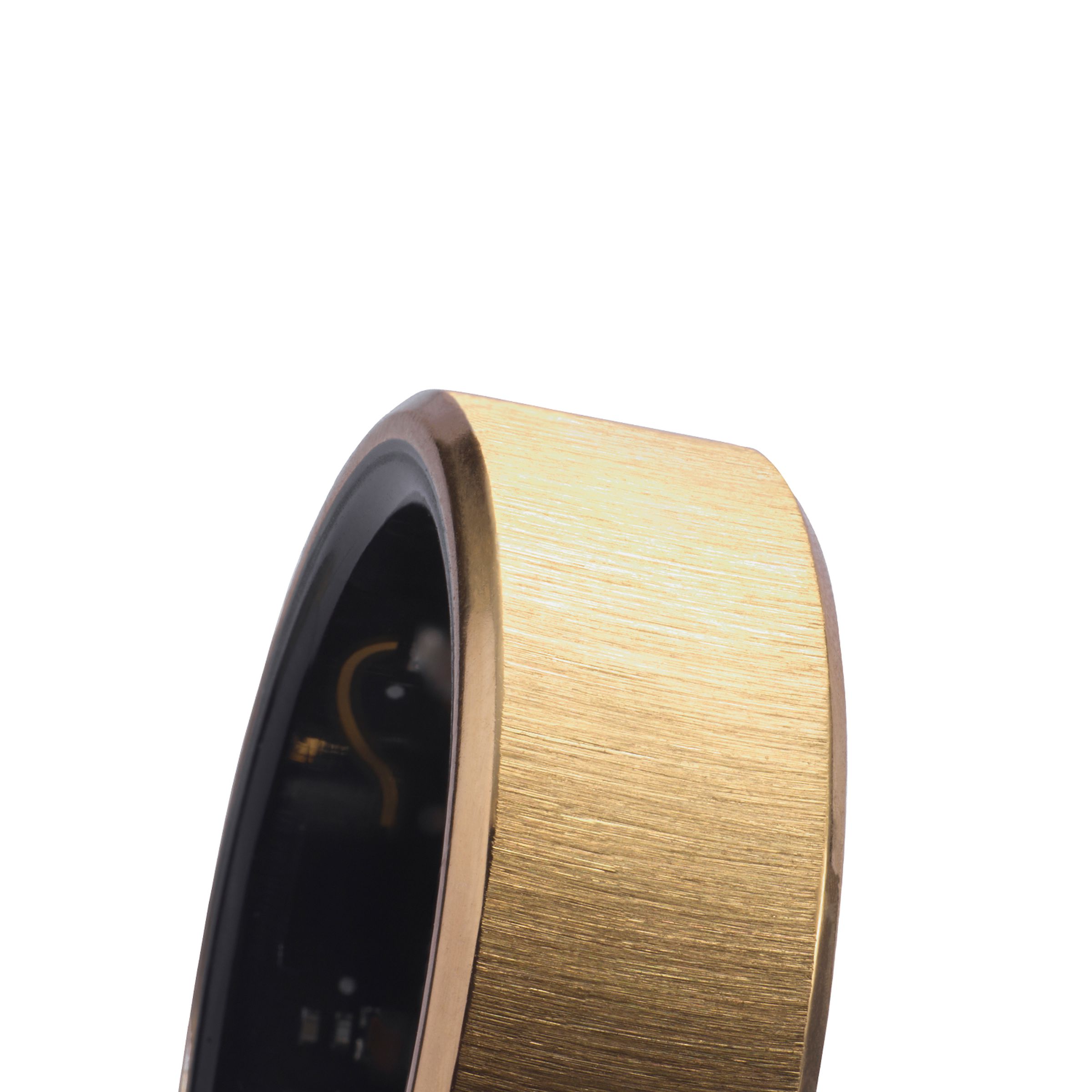 Close up of Ultrahuman Rare Dune smart ring.