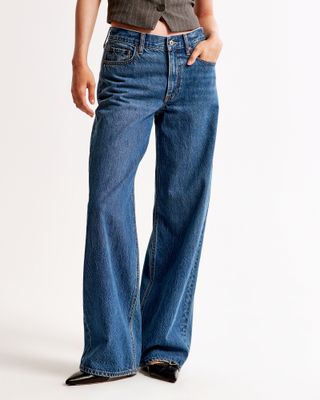 abercrombie, Low-Rise Ultra Loose Jeans