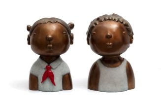 Zhang Hui's Cherubic Figures Evoke Childhood Whimsy at Yang Gallery