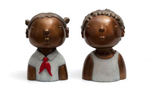 Zhang Hui's Cherubic Figures Evoke Childhood Whimsy at Yang Gallery