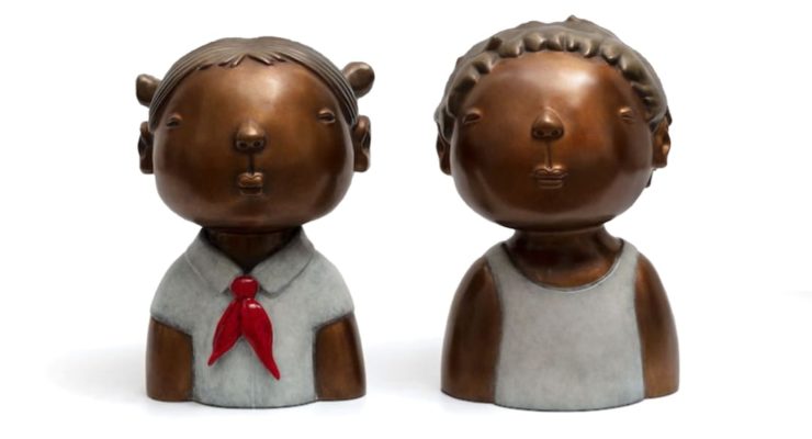 Zhang Hui's Cherubic Figures Evoke Childhood Whimsy at Yang Gallery