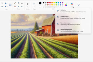 Microsoft Paint is getting a Copilot button, too