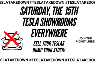 More Tesla showroom protests planned for this weekend