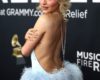 Sabrina Carpenter's Backless Grammys Look Was *Dripping* In Diamonds—See It From Every Angle