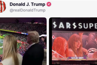 Trump Trolls Taylor Swift for Getting Booed at Super Bowl