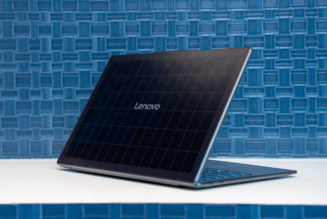 Lenovo’s new concept laptop can be charged by the sun